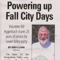 Various Snoqualmie Valley Record articles